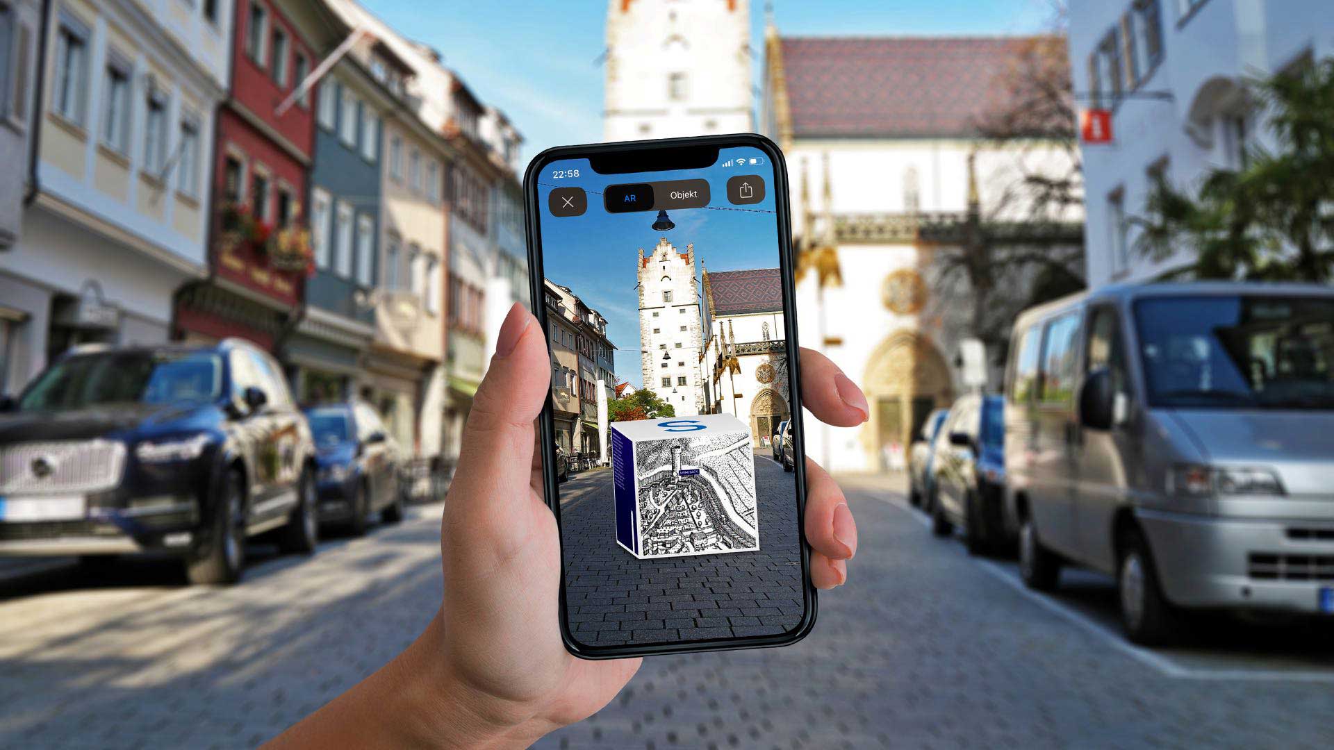 Stadt-App Ravensburg, Wettbewerbsbeitrag, 2019